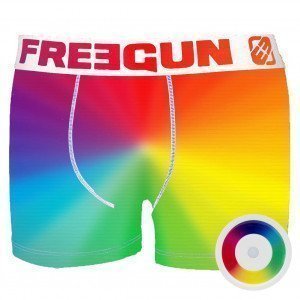 FREEGUN Boxer Homme Coton KOLORMIX Multicolore