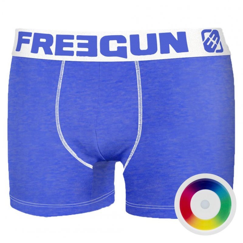 FREEGUN Boxer Homme Coton KOLORMIX Multicolore