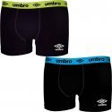 LOT DE 2 Boxer Sous-vêtements Homme BCX2BASS3 Noir et Vert