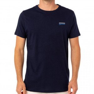 PULL IN T-shirt Col rond Homme Coton RISK Marine