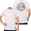 PULL IN T-shirt Col rond Homme Coton RIDETILLDEATH Blanc