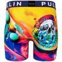 PULL IN Boxer Long Homme Microfibre COLORSKULL Multicolore