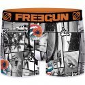 FREEGUN Boxer Homme Microfibre SUR2 Gris Noir PREMIUM