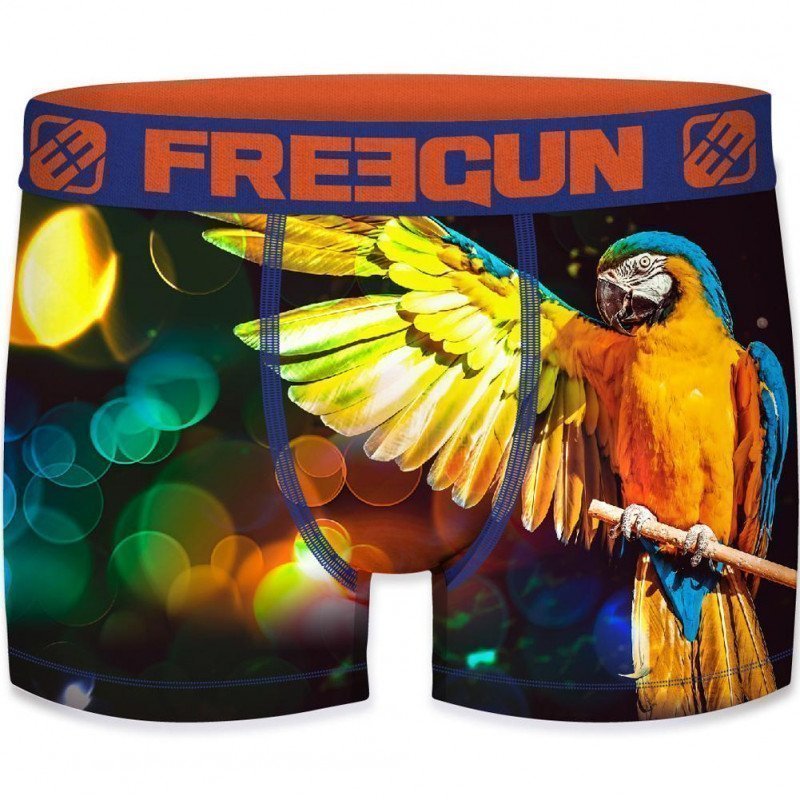 FREEGUN Boxer Homme Microfibre recyclée PAR Multicolore PREMIUM