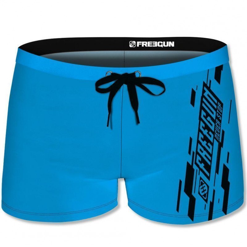 FREEGUN Boxer Bain Moulant Homme MOUASS3 Bleu