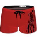 FREEGUN Boxer Bain Moulant Homme MOUASS3 Rouge