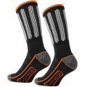 BLACK & DECKER 2 paires de Chaussettes Homme Coton CSTOOLA Noir