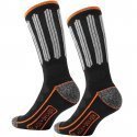 BLACK & DECKER Lot de 2 paires de Chaussettes Homme Coton CSTOOLA Noir