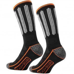 BLACK & DECKER 2 paires de Chaussettes Homme Coton CSTOOLA Noir