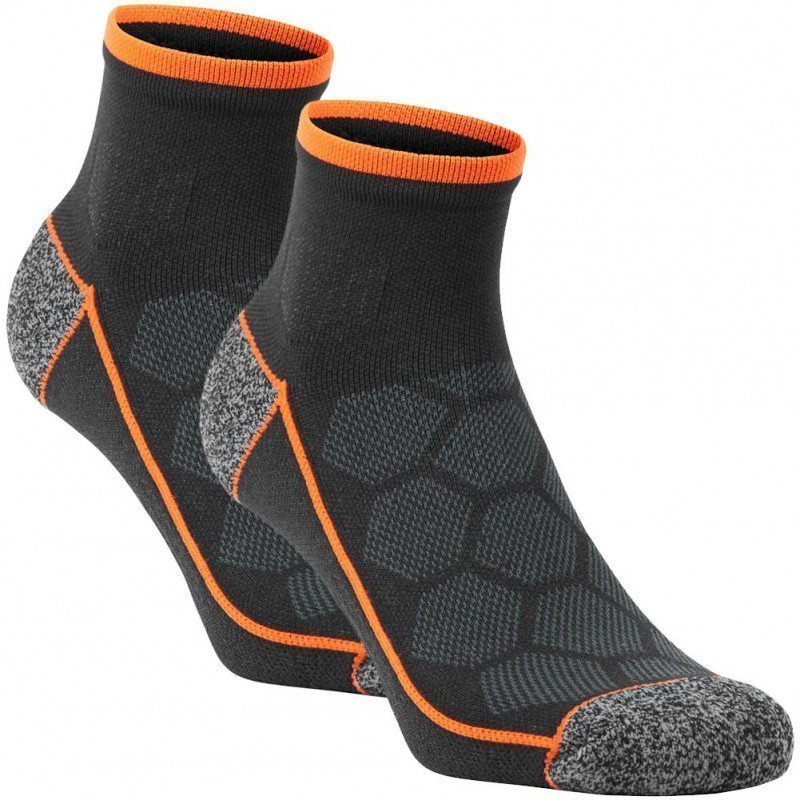 BLACK & DECKER Lot de 2 paires de Socquettes Homme Coton CLTOOLA Noir