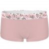 Boxer Femme FLEUR Rose et Pâle