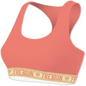FREEGUN Brassière Femme Coton bio INCA Melon