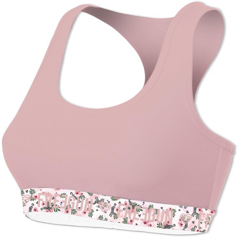 Brassière Femme FLEUR Rose et Pâle