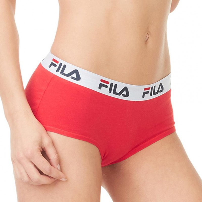 FILA Boxer Femme Coton CEINT Rouge