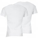 ATHENA lot de 2 T-shirts Col V Homme Coton bio BASIC Blanc