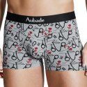 AUBADEMEN Boxer Homme Coton Modal HANDCUFFS Souris