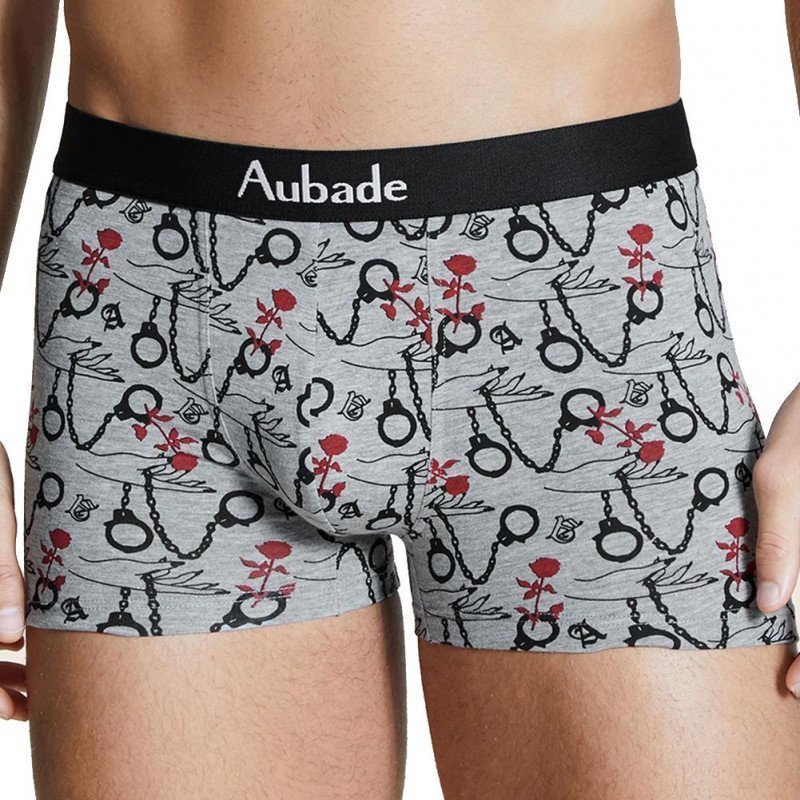 Boxer Homme HANDCUFFS Gris et Souris