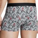 AUBADEMEN Boxer Homme Coton Modal HANDCUFFS Souris