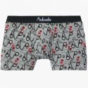 Boxer Homme HANDCUFFS Gris et Souris