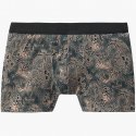 AUBADEMEN Boxer Homme Coton Modal OLD TATTOO Gris