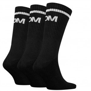 PUMA 3 paires Chaussettes Mixte DUOSPORT Noir OLYMPIQUE MARSEILLE