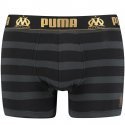 PUMA Boxer Homme Coton RAYURES Noir Or OLYMPIQUE DE MARSEILLE