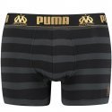 PUMA Boxer Homme Coton RAYURES Noir Or OLYMPIQUE DE MARSEILLE