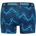 PUMA Boxer Homme Microfibre CHEVRONS Marine OLYMPIQUE DE MARSEILLE