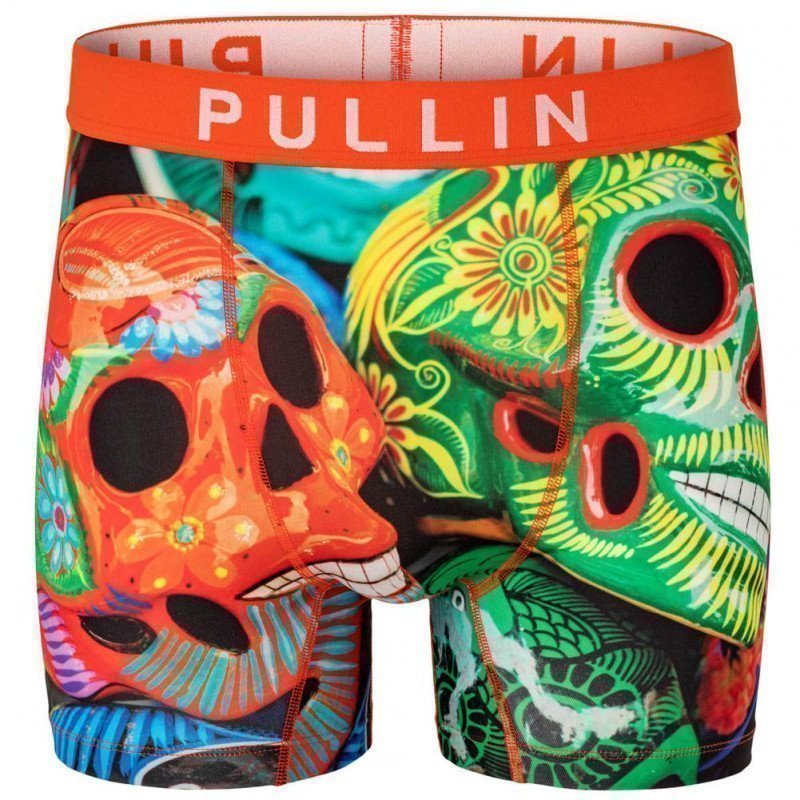 PULL IN Boxer Long Homme Microfibre CALAVERAS Multicolore