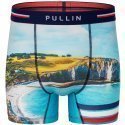 PULL IN Boxer Long Homme Microfibre FRENCHCOAST Bleu