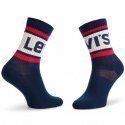 LEVI'S 2 paires Chaussettes Mixte Coton SPORTY Marine Rouge Blanc