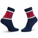 LEVI'S 2 paires Chaussettes Mixte Coton SPORTY Marine Rouge Blanc