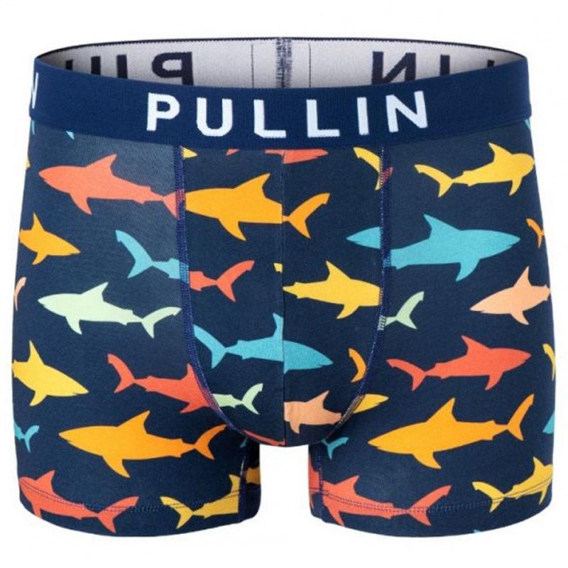 PULL IN Boxer Homme Coton Bio SHARKY Marine