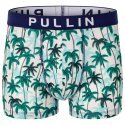 Boxer Homme HAWAIIRETRO Blanc et Vert