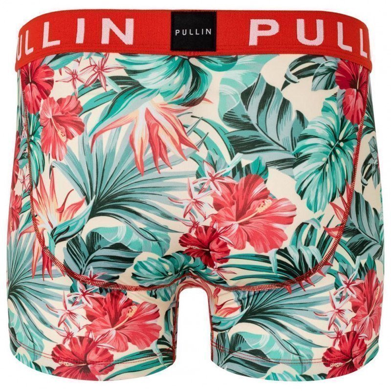 PULL IN Boxer Homme Microfibre REDPALM Vert Rouge