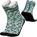 PULL IN Chaussettes Homme Microcoton HAWAIIRETRO Vert Noir