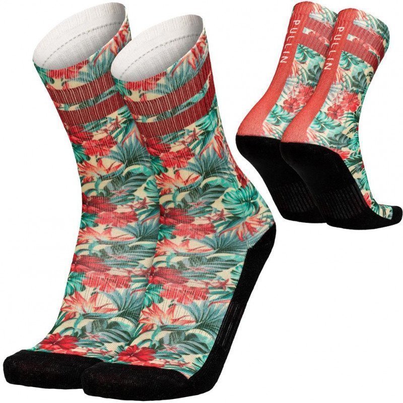 PULL IN Chaussettes Homme Microcoton REDPALMS Vert Rouge