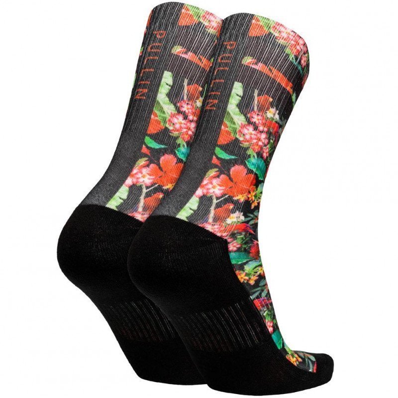 PULL IN Chaussettes Homme Microcoton REDPARROT Noir Rouge
