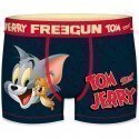 FREEGUN Boxer Homme Microfibre ONE Bleu Rouge TOM AND JERRY