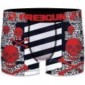 FREEGUN Boxer Homme Microfibre SKU Rouge Noir PREMIUM