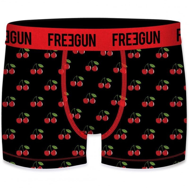 Boxer Homme BCBASS1 Noir et Rouge