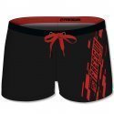FREEGUN Boxer Bain Moulant Homme MOUASS4 Noir Rouge