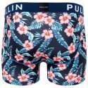 PULL IN Boxer Homme Microfibre MOLOKAI21 Marine Rose