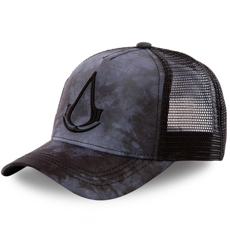 FREEGUN Casquette Homme MicroCoton CASASS Gris Noir ASSASSIN'S CREED