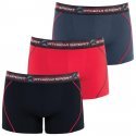 ATHENA Lot de 3 Boxers Homme Microfibre TRAINING Rouge Noir