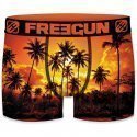 FREEGUN Boxer Homme Microfibre FIR Orange PREMIUM