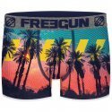 FREEGUN Boxer Homme Microfibre SES Rose Bleu PREMIUM