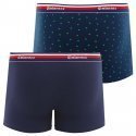 EMINENCE 2 Boxers Homme Coton NOUVELLE VAGUE Marine Imprimé Pomme