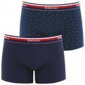 EMINENCE Lot de 2 Boxers Homme Coton NOUVELLE VAGUE Marine Imprimé Pomme