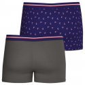 EMINENCE Lot de 2 Boxers Homme Coton FAIT EN FRANCE Anthracite Drapeau